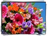Kwiaty, Bukiet, Kolorowe