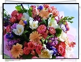 Kwiaty, Bukiet, Kolorowe