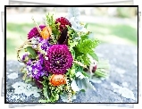Kwiaty, Bukiet, Kolorowy