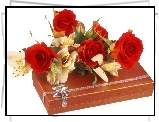 Pudełko, Bukiet, Kwiatów