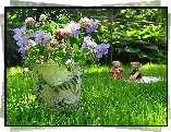 Bukiet, Polnych, Kwiatów, Trawnik, Ogródek