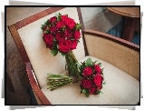 Bukiety, Kwiatów, Róże, Fotel