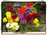Bukiet, Kwiaty, Kolorowe