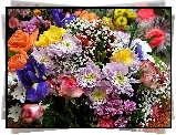 Kwiaty, Bukiet, Kwitnące, Kolorowe