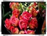 Róże, Bukiet