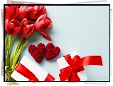Tulipany, Serca, Prezenty