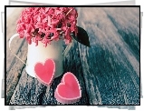 Serduszka, Bukiecik, Kwiatów, Walentynki