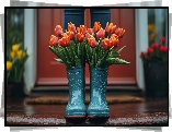 Tulipany, Kalosze, Drzwi