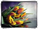 Kwiaty, Tulipany, Bukiet