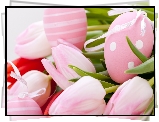 Tulipany, Jajka, Pisanki, Wielkanoc
