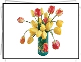 Tulipany, Wazon